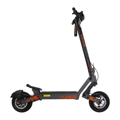Trotineta electrică pliabilă KuKirin G2, motor 800W, autonomie 55km, frâne pe disc, negru, 125.8x66x126cm