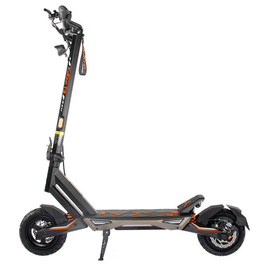 Trotineta electrica KuKirin T3, motor 800W, baterie 48V 15.6Ah, viteza maxima 45km/h, autonomie 58km, roti 10 inch, frane pe disc, amortizoare fata si spate