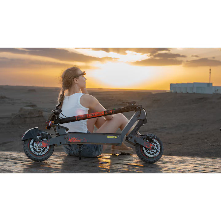 Trotineta electrica pliabila KuKirin G2 Ultra 2x800W 48V 18Ah autonomie 55km viteza 55km/h roti 10 inch frane disc amortizoare