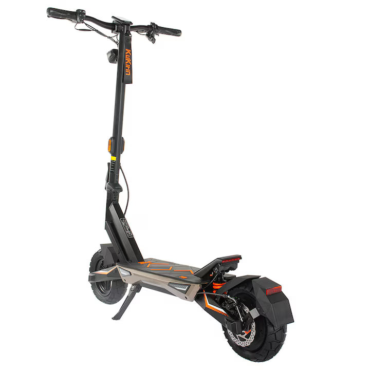 Trotineta electrica KuKirin T3, motor 800W, baterie 48V 15.6Ah, viteza maxima 45km/h, autonomie 58km, roti 10 inch, frane pe disc, amortizoare fata si spate