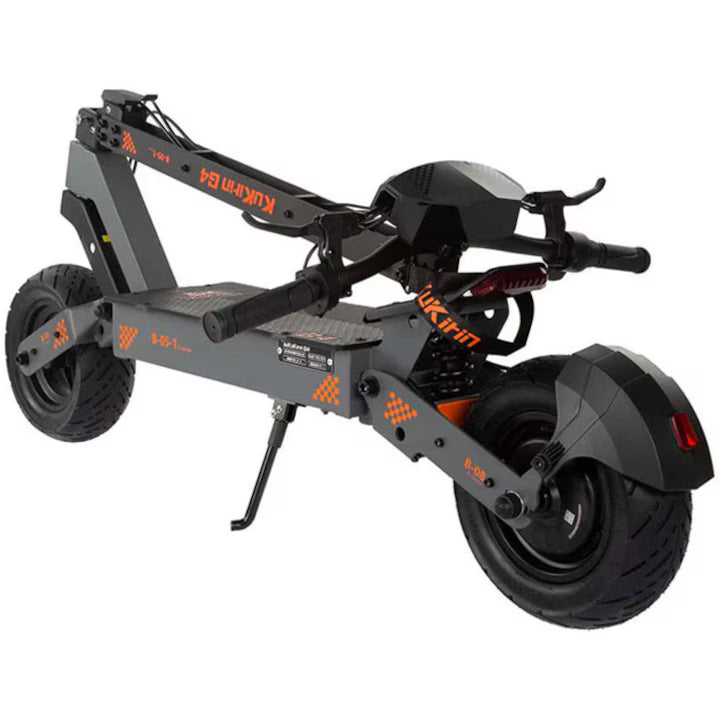 Trotineta electrica KuKirin G4, Viteza maxima 70km/h, Autonomie maxima 75Km, Motor 2000W, acumulator 60V 20Ah, Roti 11", Negru