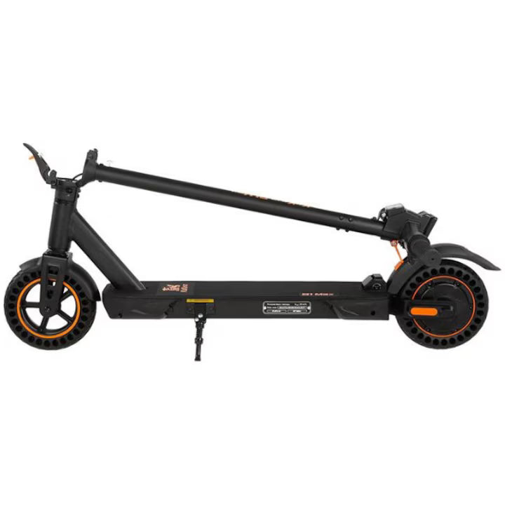 Trotineta electrica pliabila KuKirin S1 Max Viteza max. 25Km/h, Autonomie Max. 39 Km, Motor 350W, Acumulator 36V 10.4 Ah,Greutate Max. 100 Kg, Roti 8", Negru