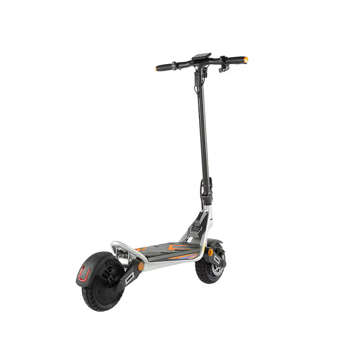 Trotineta electrica pliabila Kukirin A1, 800W Motor, Baterie 48V 13Ah, Viteza maxima 45km/h, Autonomie 45km, Argintiu