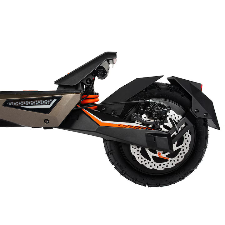 Trotineta electrica KuKirin T3, motor 800W, baterie 48V 15.6Ah, viteza maxima 45km/h, autonomie 58km, roti 10 inch, frane pe disc, amortizoare fata si spate