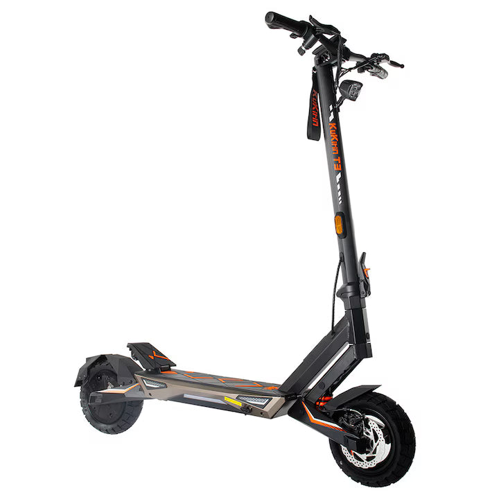 Trotineta electrica KuKirin T3, motor 800W, baterie 48V 15.6Ah, viteza maxima 45km/h, autonomie 58km, roti 10 inch, frane pe disc, amortizoare fata si spate