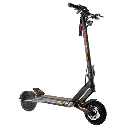 Trotineta electrica KuKirin T3, motor 800W, baterie 48V 15.6Ah, viteza maxima 45km/h, autonomie 58km, roti 10 inch, frane pe disc, amortizoare fata si spate