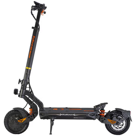 Trotineta electrica KuKirin G2 Master, Viteza maxima 60km/h, Autonomie maxima 70Km, Motor 2x1000W, acumulator 52V 20.8Ah, Roti 10", Negru