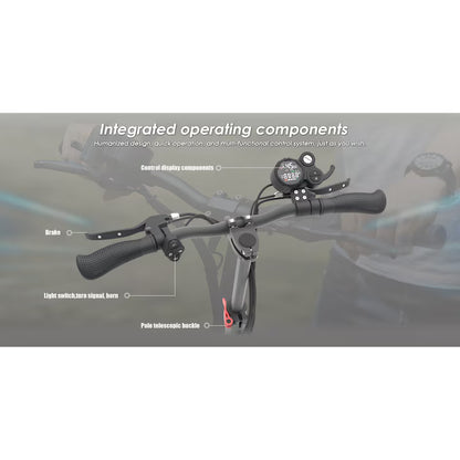 Trotinetă Electrică KuKirin M4 Max 800W, Până la 45 km/h, Autonomie Până la 64 km, Baterie 18.2Ah, Pliabilă, Neagră