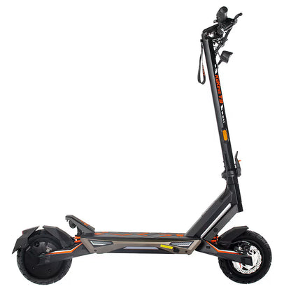 Trotineta electrica KuKirin T3, motor 800W, baterie 48V 15.6Ah, viteza maxima 45km/h, autonomie 58km, roti 10 inch, frane pe disc, amortizoare fata si spate