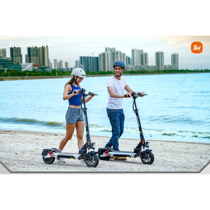 Trotinetă Electrică KuKirin M4 Max 800W, Până la 45 km/h, Autonomie Până la 64 km, Baterie 18.2Ah, Pliabilă, Neagră