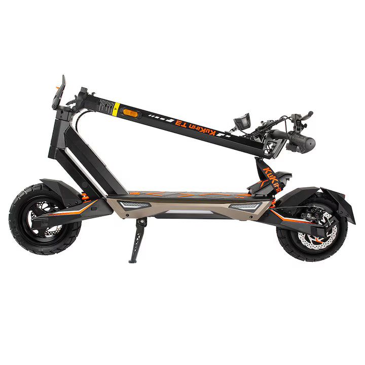 Trotineta electrica KuKirin T3, motor 800W, baterie 48V 15.6Ah, viteza maxima 45km/h, autonomie 58km, roti 10 inch, frane pe disc, amortizoare fata si spate