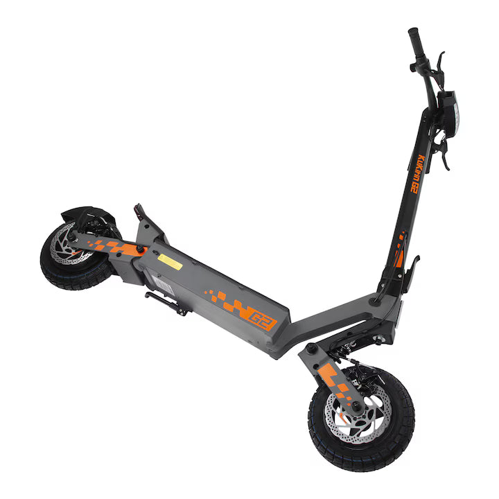 Trotineta electrică pliabilă KuKirin G2, motor 800W, autonomie 55km, frâne pe disc, negru, 125.8x66x126cm