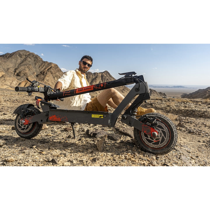 Trotineta electrica pliabila KuKirin G2 Ultra 2x800W 48V 18Ah autonomie 55km viteza 55km/h roti 10 inch frane disc amortizoare