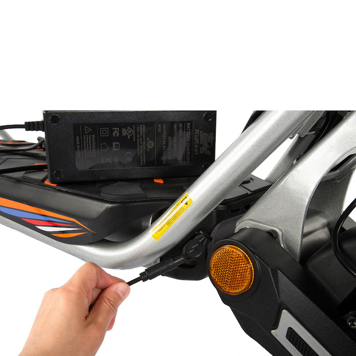 Trotineta electrica pliabila Kukirin A1, 800W Motor, Baterie 48V 13Ah, Viteza maxima 45km/h, Autonomie 45km, Argintiu